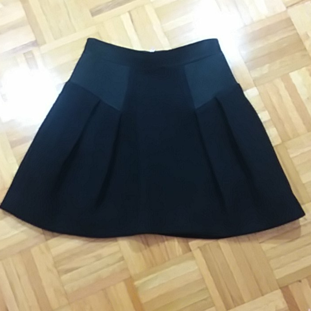 Sport Mesh Fit & Flare Pleated Skirt w/ Pockets